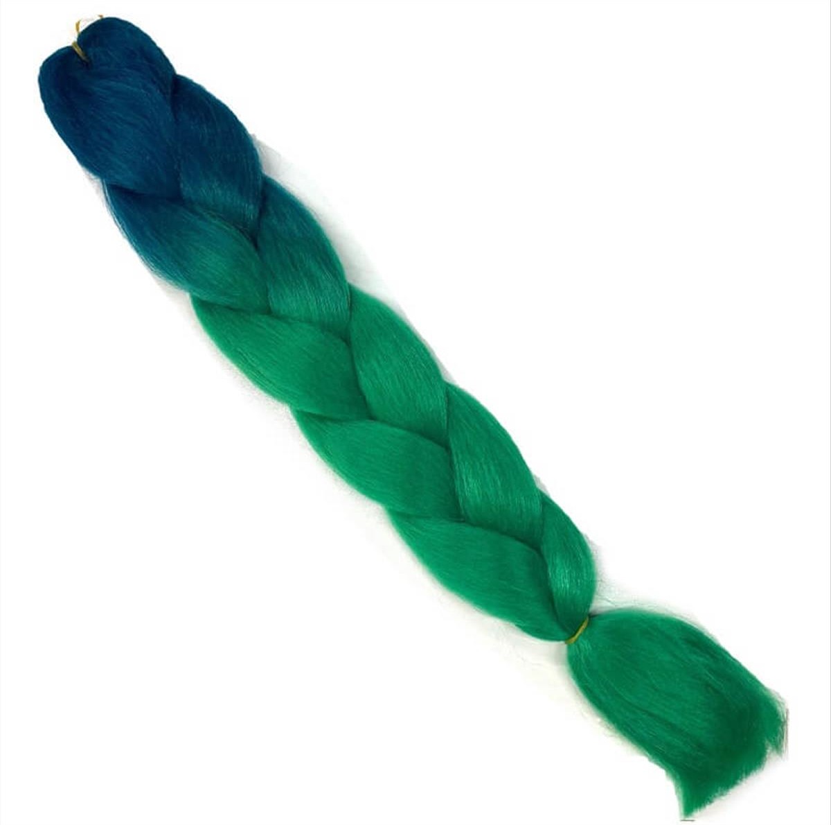 Μαλλιά για Ράστα Ombre Green Jumbo Braid B50 125cm