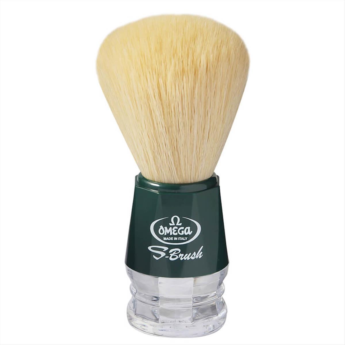 Pig Shaving Brush Omega 10018 Dark Green