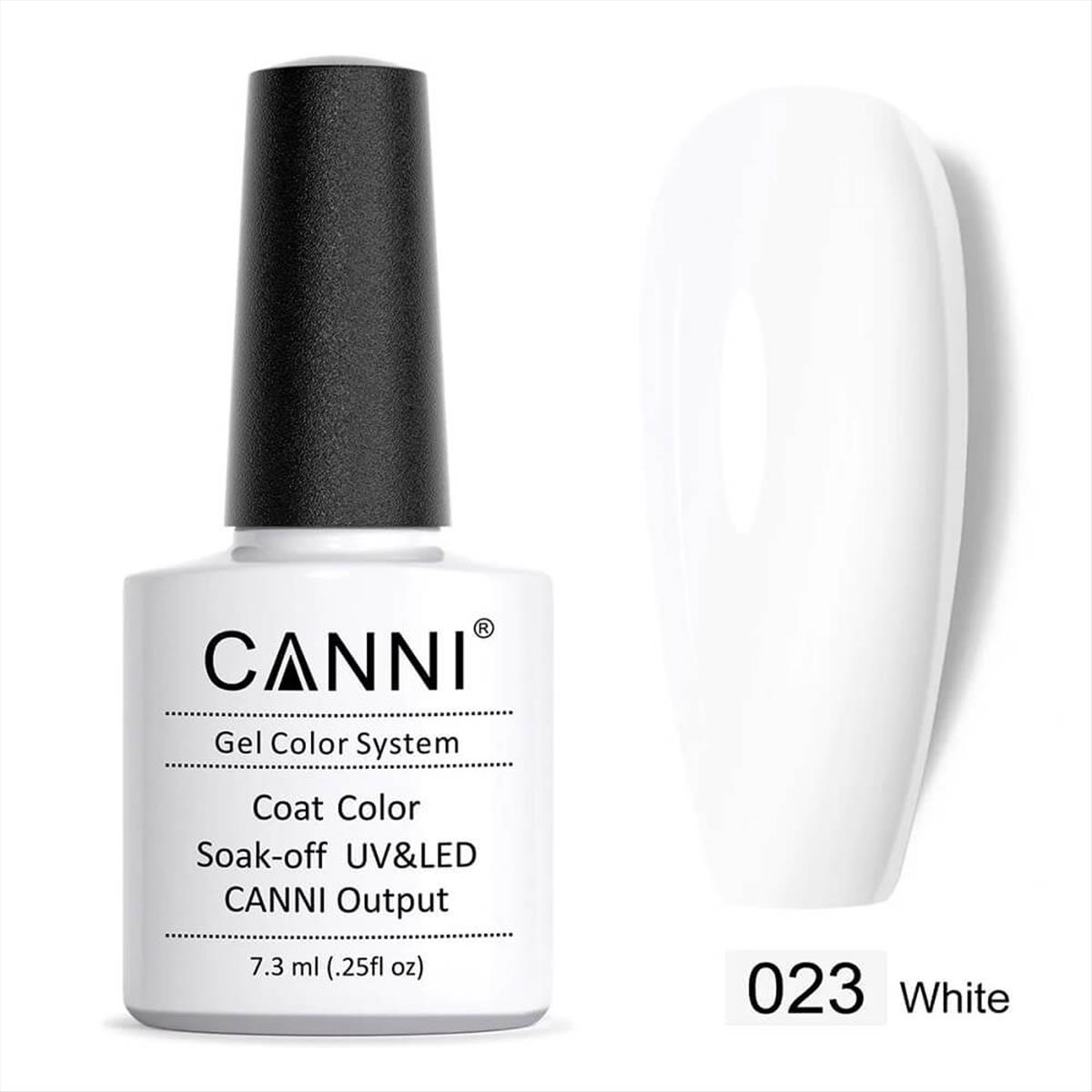 Canni Soak Off Uv/Led 023 Pure White - 7.3ml