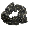 Hair scrunchie fabric black A-4088