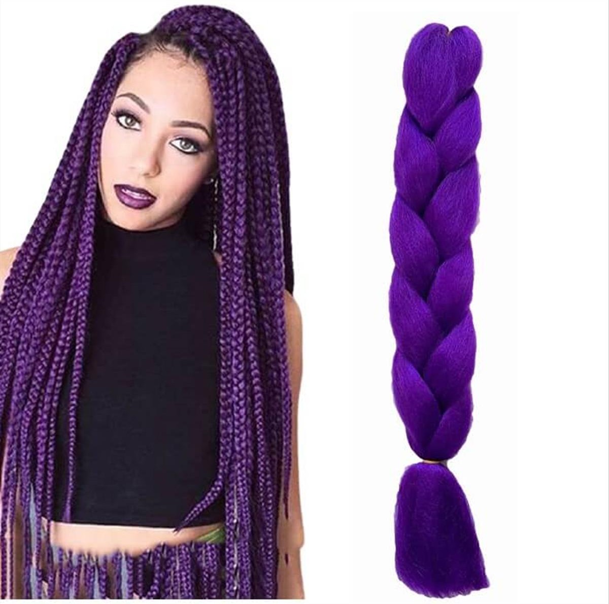 Μαλλιά για Ράστα Jumbo Braid Α35 125cm