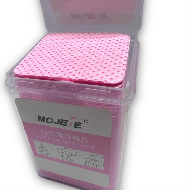 Cellulose Nail Paper Sheets Pink 200pcs