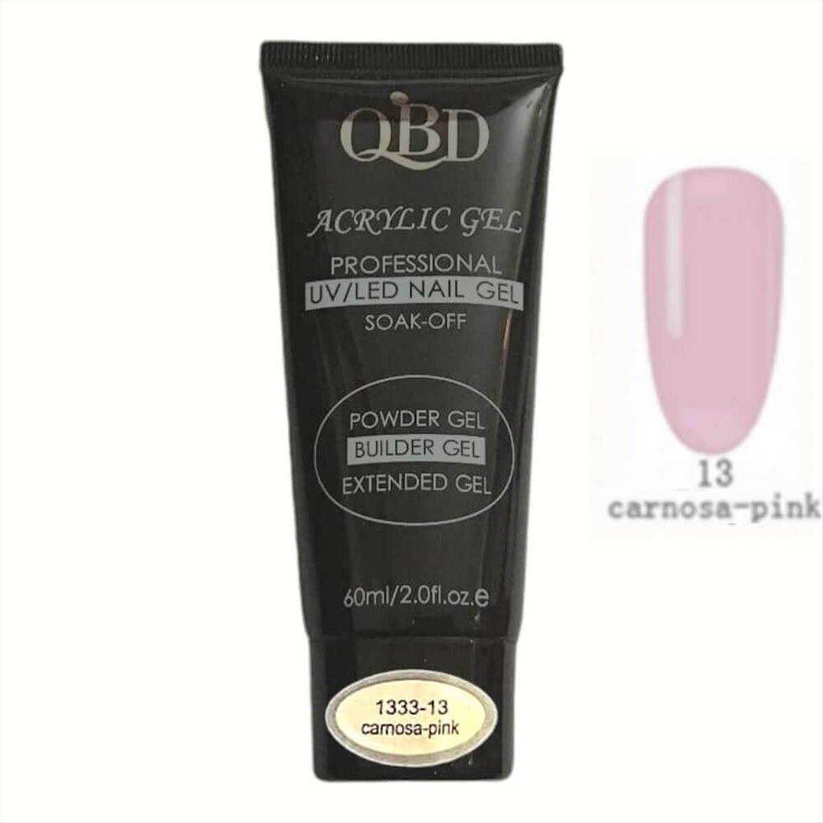 QBD Acrygel Uv/Led Carnosa Pink 13-60ml