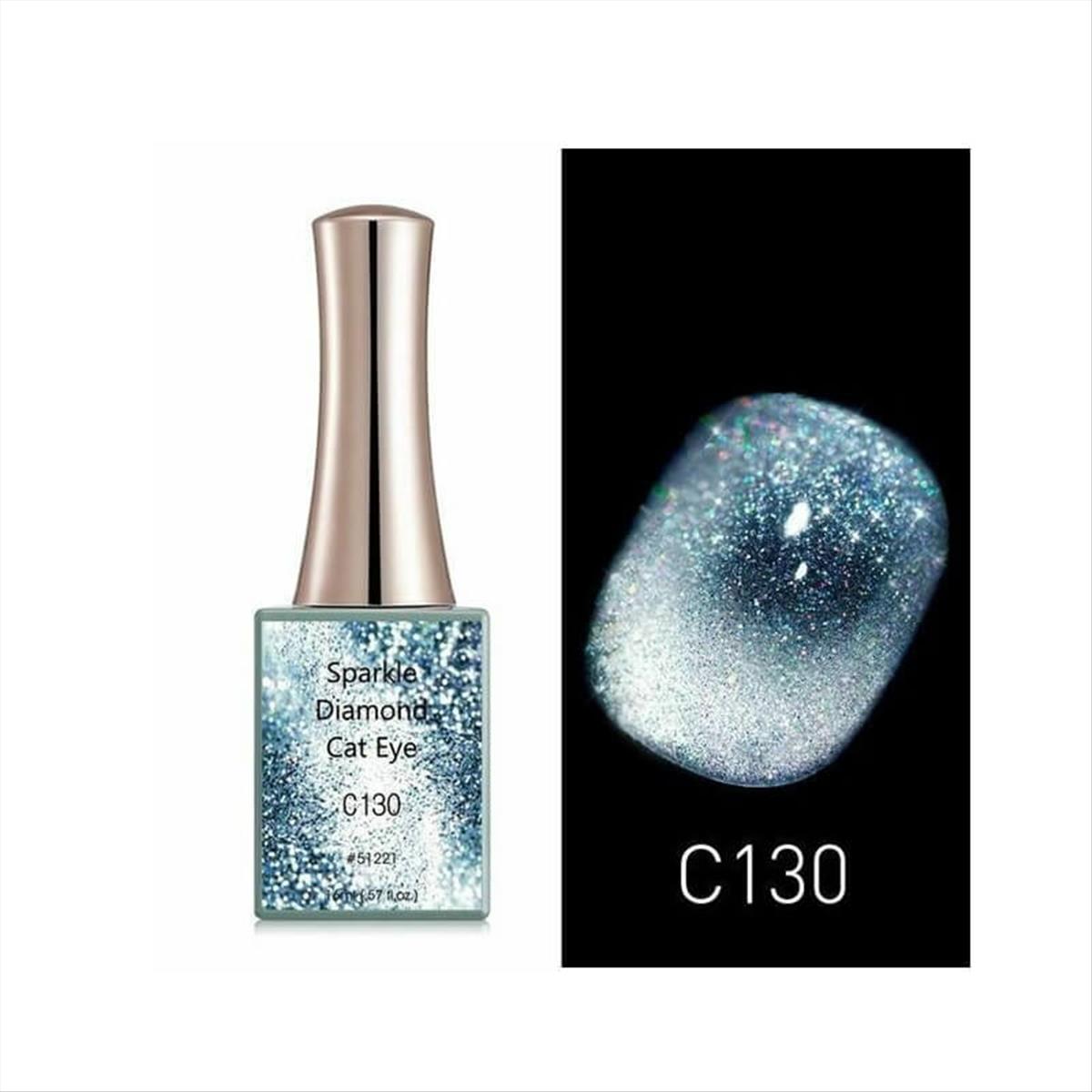 Canni Sparkle Diamond Cat Eye Gel Polish C130 - 16ml