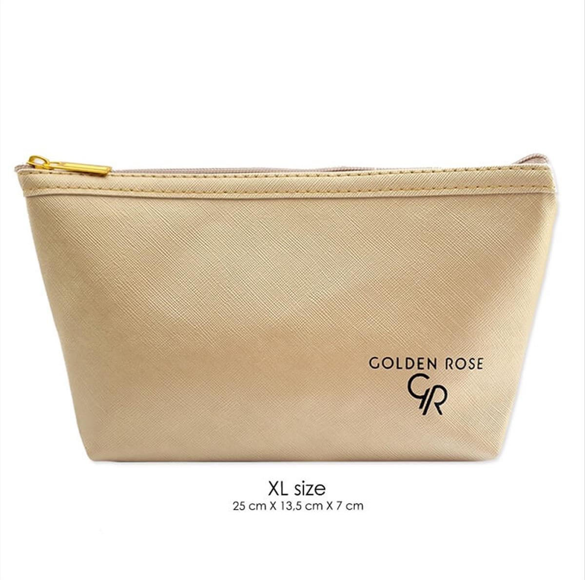 Gold Make Up Bag Golden Rose