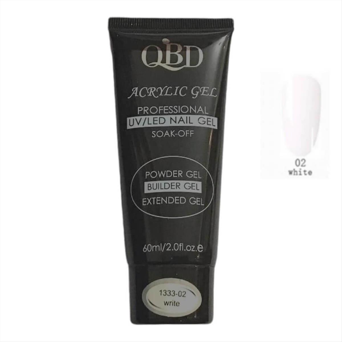 QBD Acrygel Uv/Led White 02-60ml