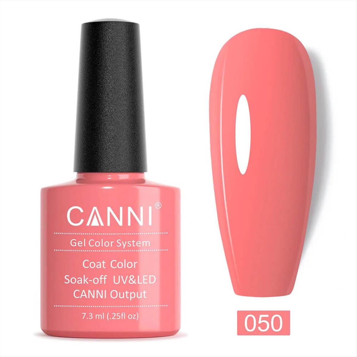 Canni Soak Off Uv/Led 050 Neon Pink- 7.3ml