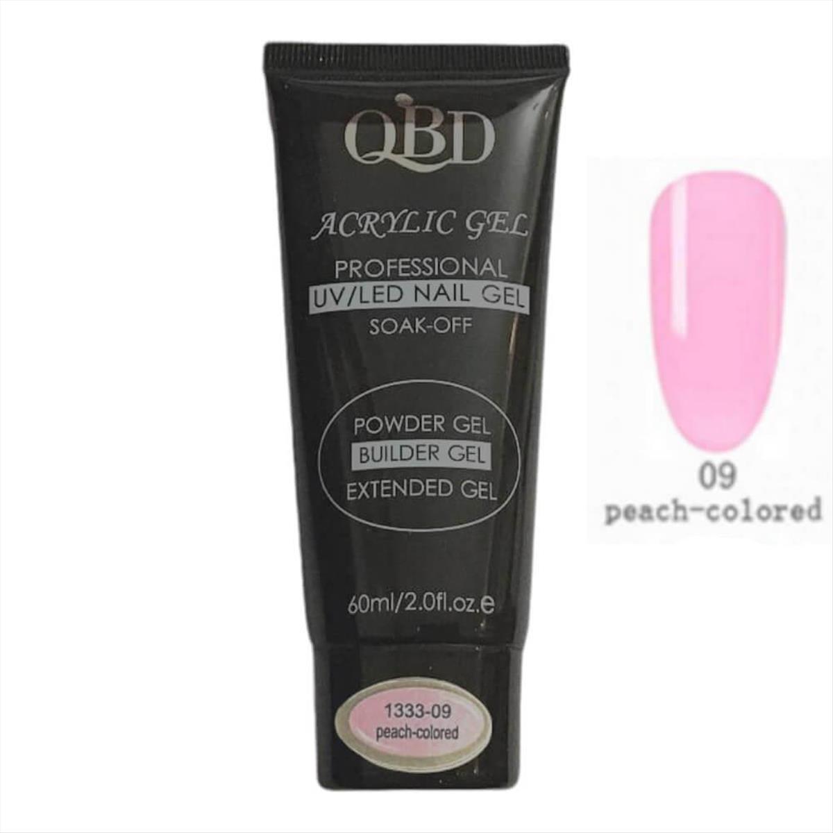 QBD Acrygel Uv/Led Peach Colored 09-60ml