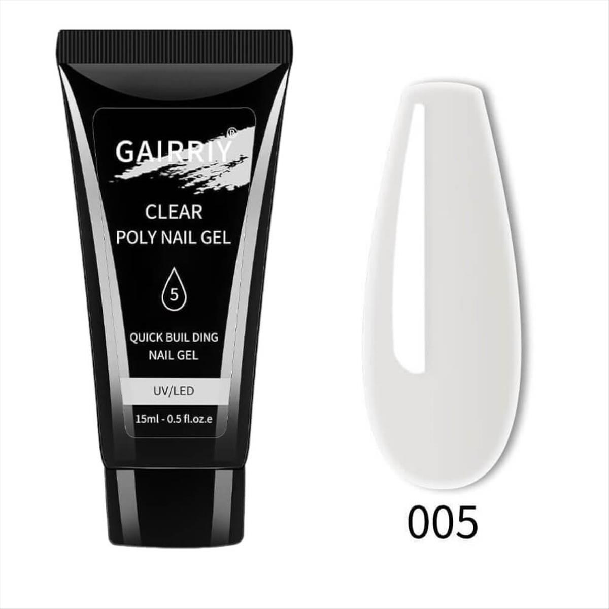 Gairriy Poly Nail Gel UV/LED 005 Clear 30ml