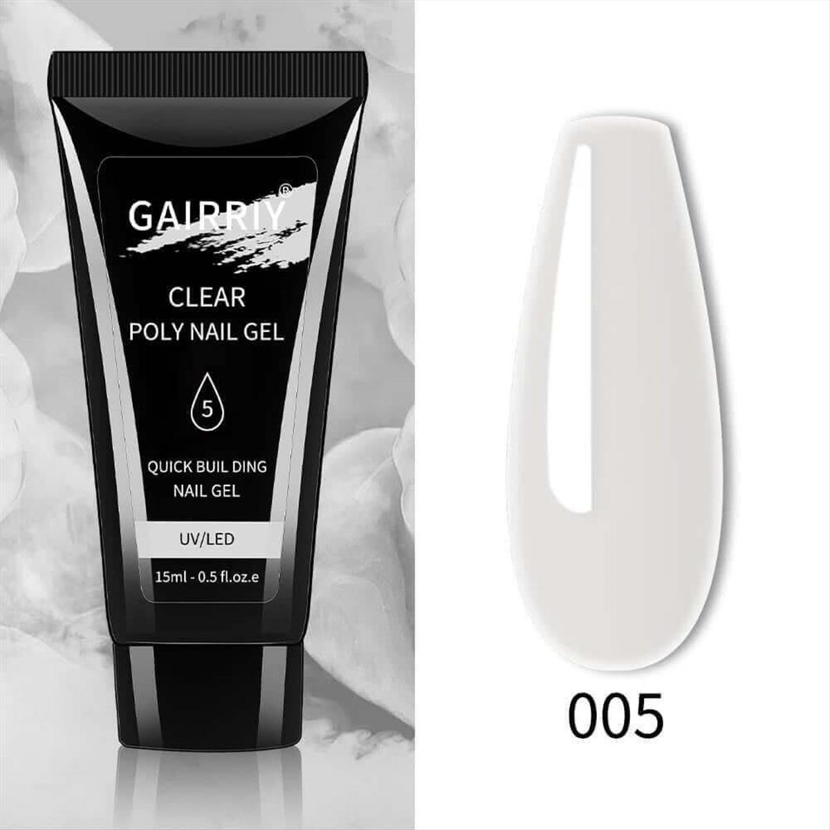 Gairriy Poly Nail Gel UV/LED 005 Clear 30ml