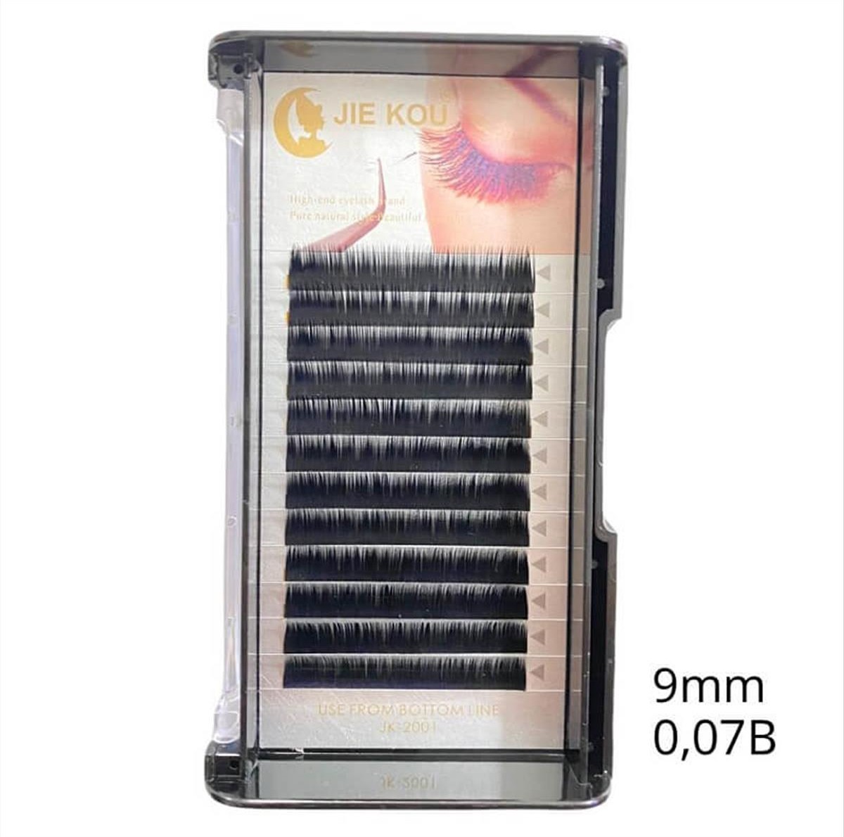 Eyelashes Hair Hair 9mm-007B Jie Kou