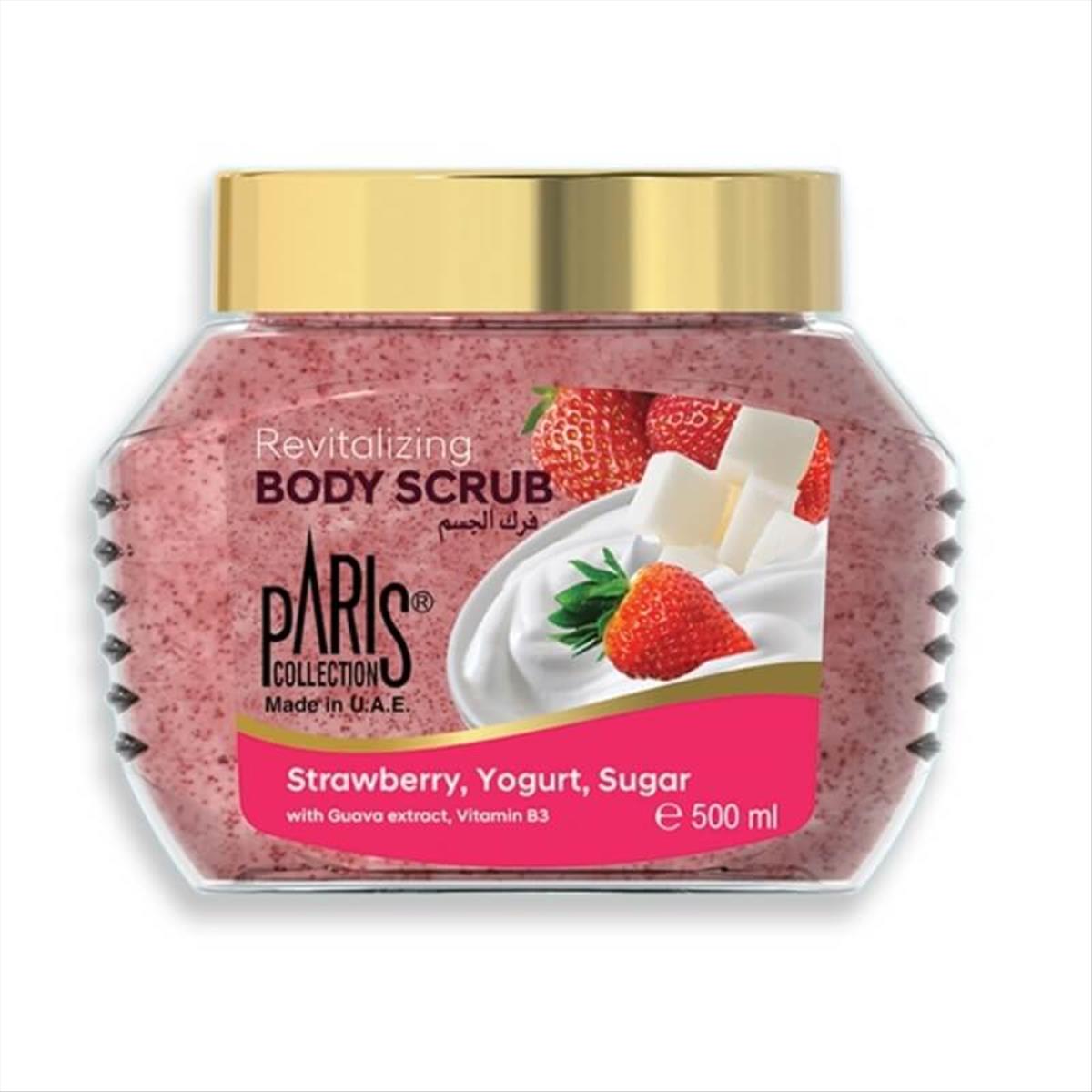 Body Scrub Paris Stawberry Yogurt Sugar 500ml