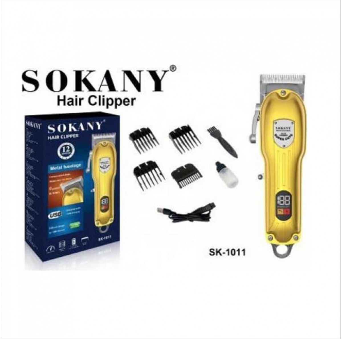 Hair Cliper Sokany Gold SK-1011