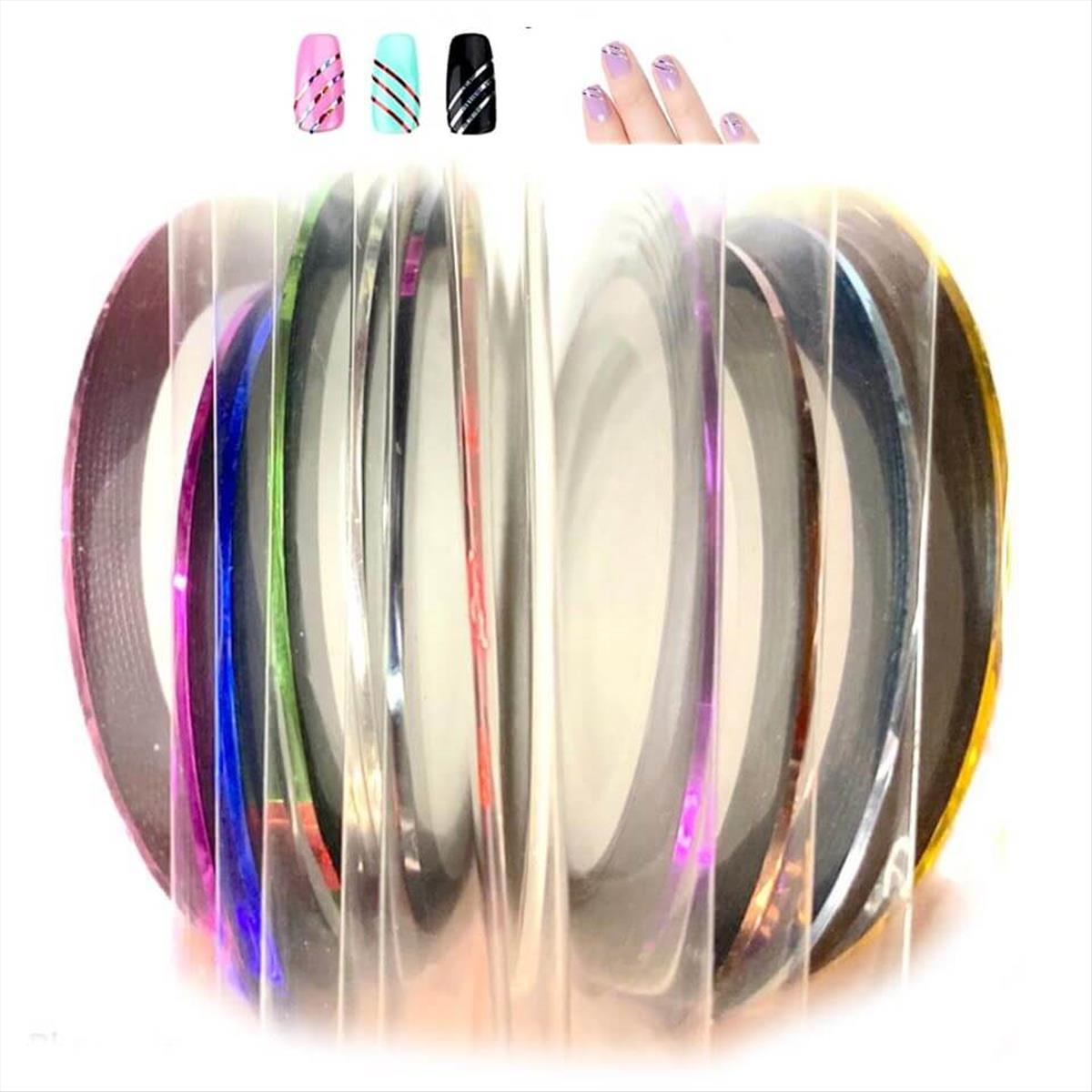 Nails Foils Foils Black & White Set 10pcs