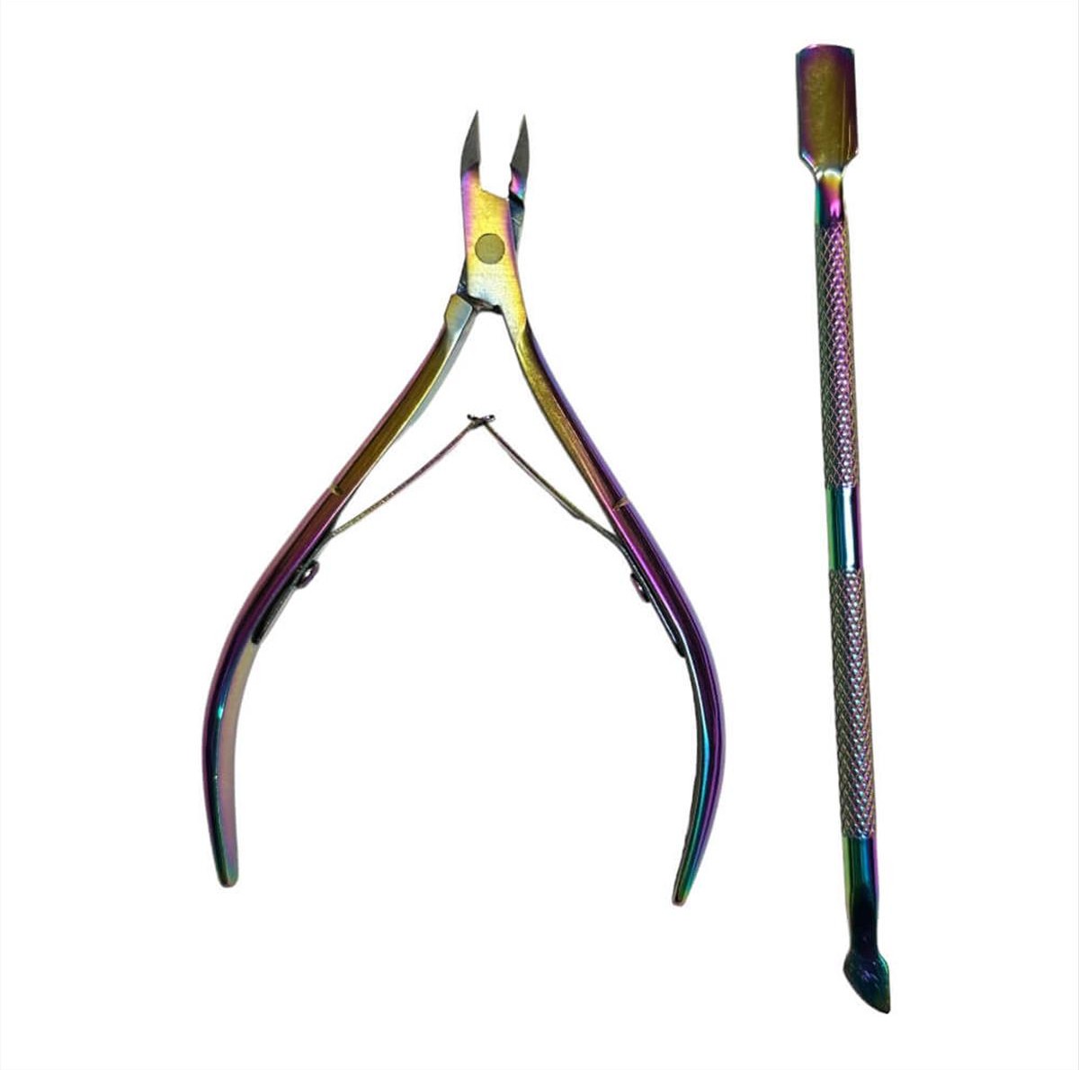 Nail Cutter and Nail Tool Set in Gold Color