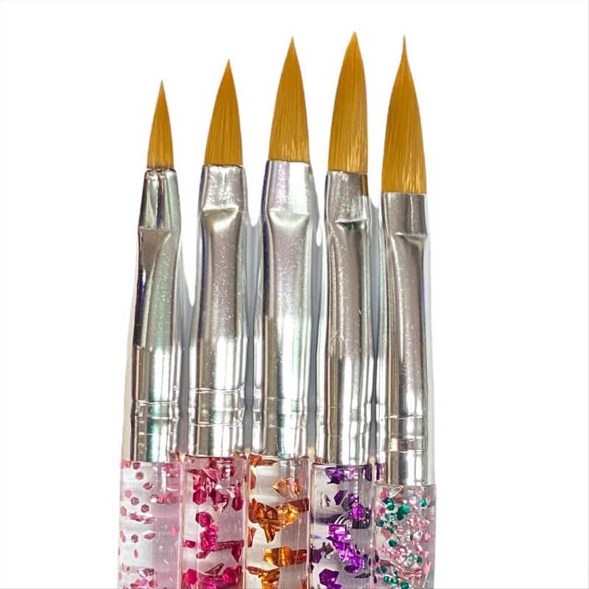 Nails Brush Acrylic Set 5 pcs