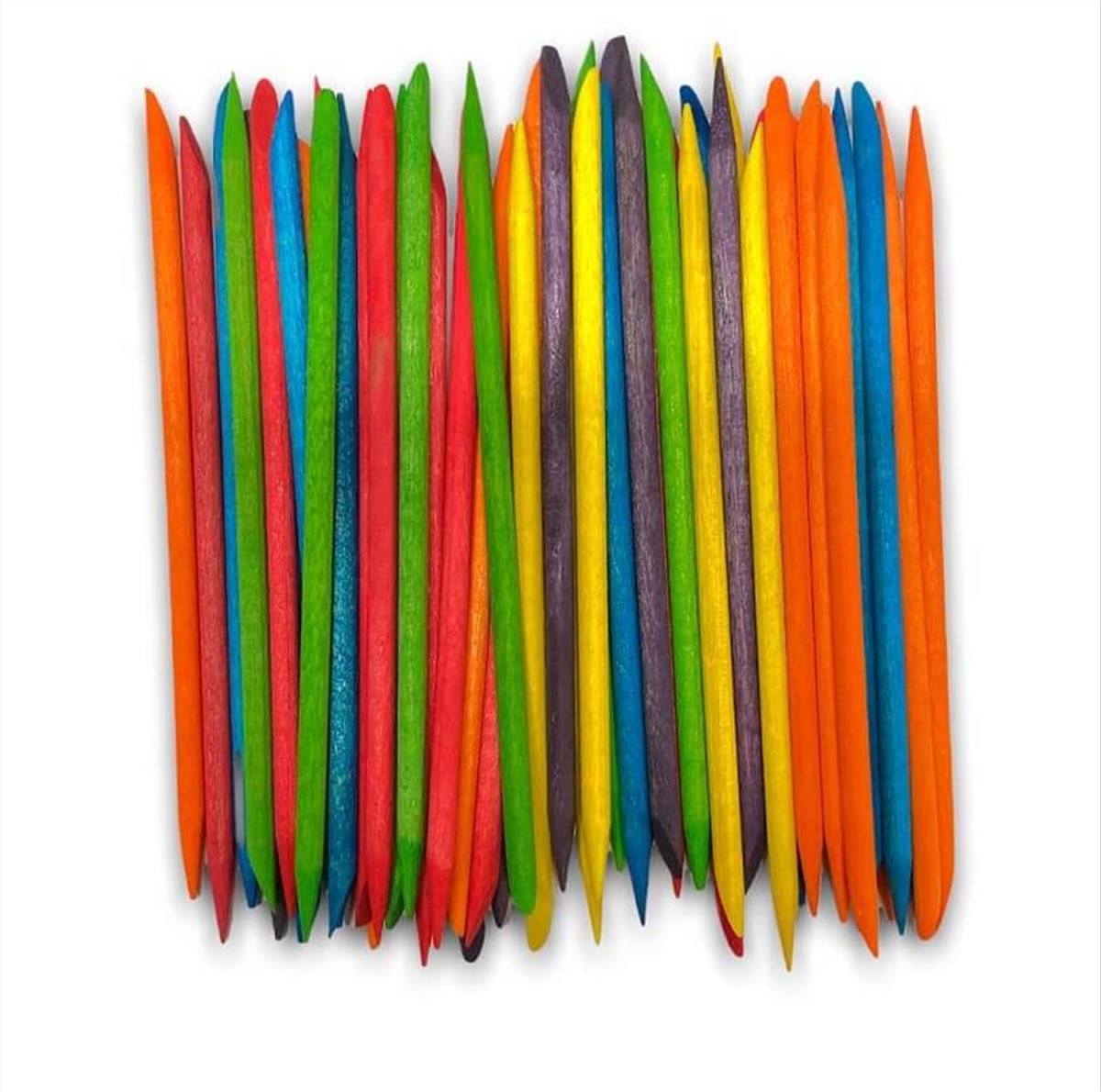 Manicure Sticks Color Mix 50pcs