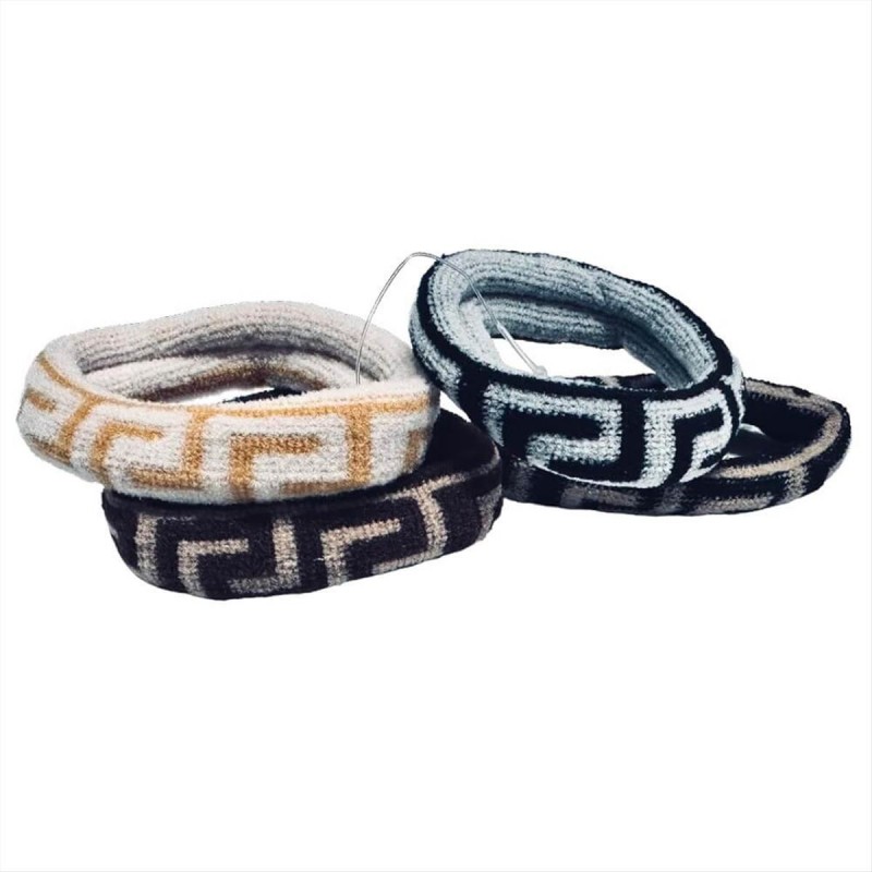 Meandros Hair Ties set 4 pcs