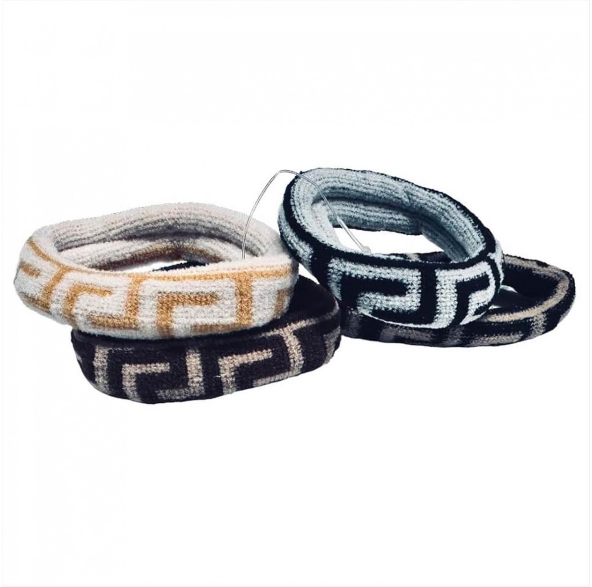 Meandros Hair Ties set 4 pcs