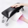 Manicure Cushion with Footrest Black