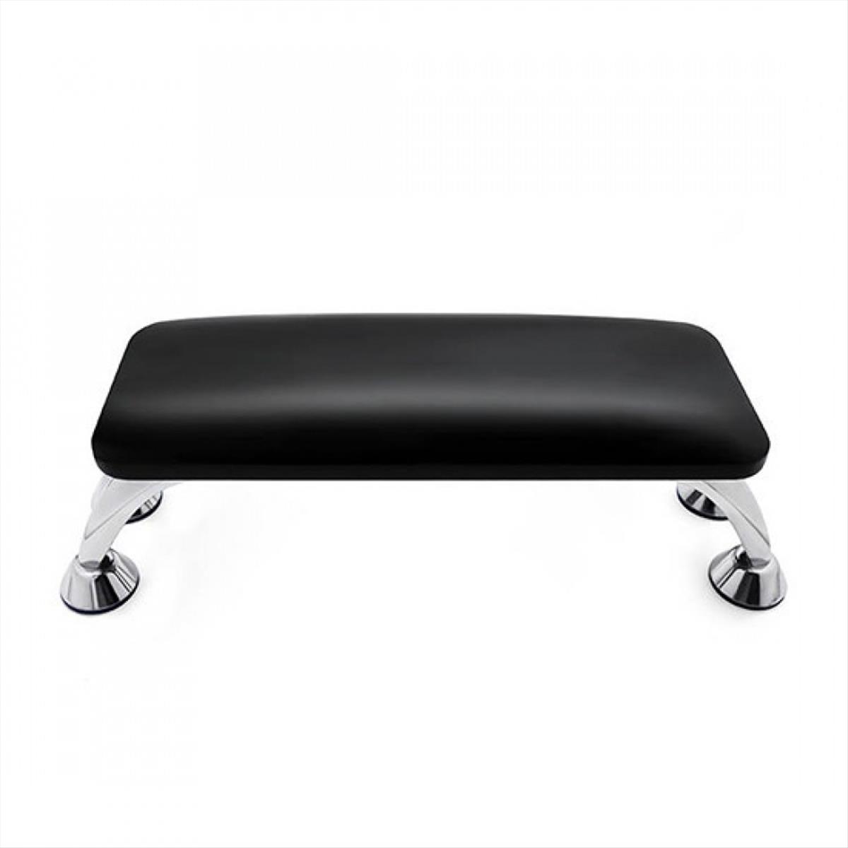 Manicure Cushion with Footrest Black