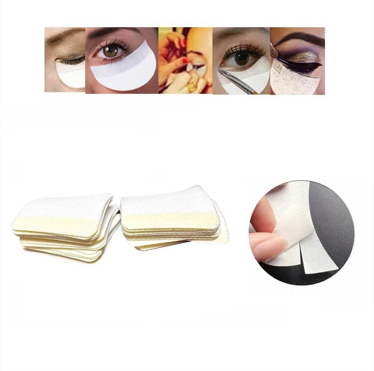 Fabric protective eyelash pads