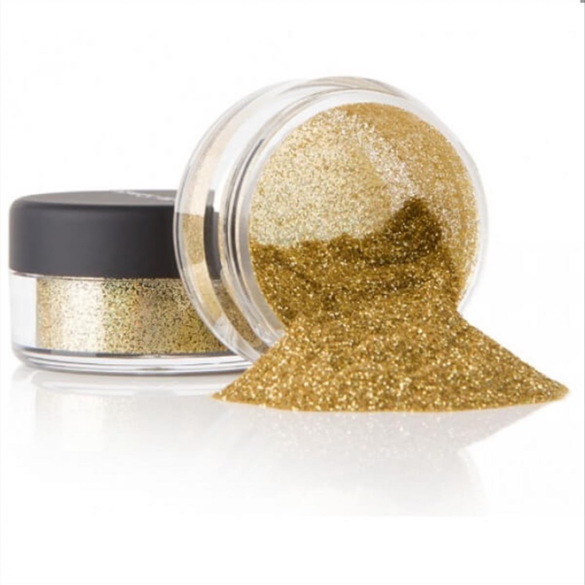 Σκόνη Glitter Gold Βαζάκι Trendy No3