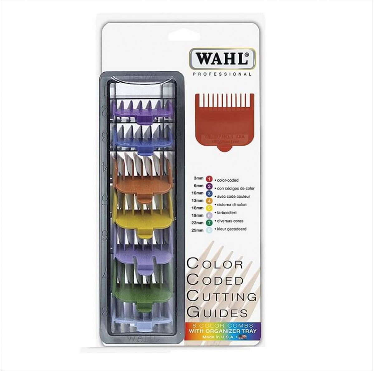 Wahl Taper Color Coded Cutting Guides Set 8 τεμ  3170-470