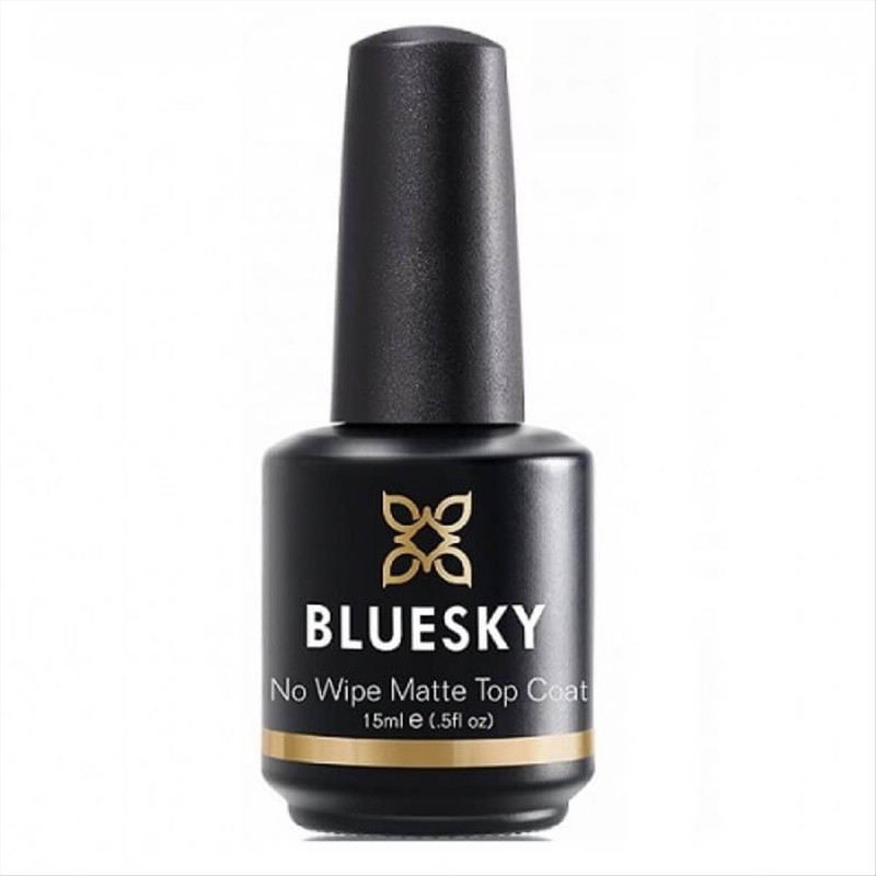 Bluesky Uv Gel Polish Top Coat No Wipe Matte 15ml