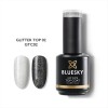 Bluesky Uv Gel Polish Top Coat No Wipe Glitter GTC02 15ml