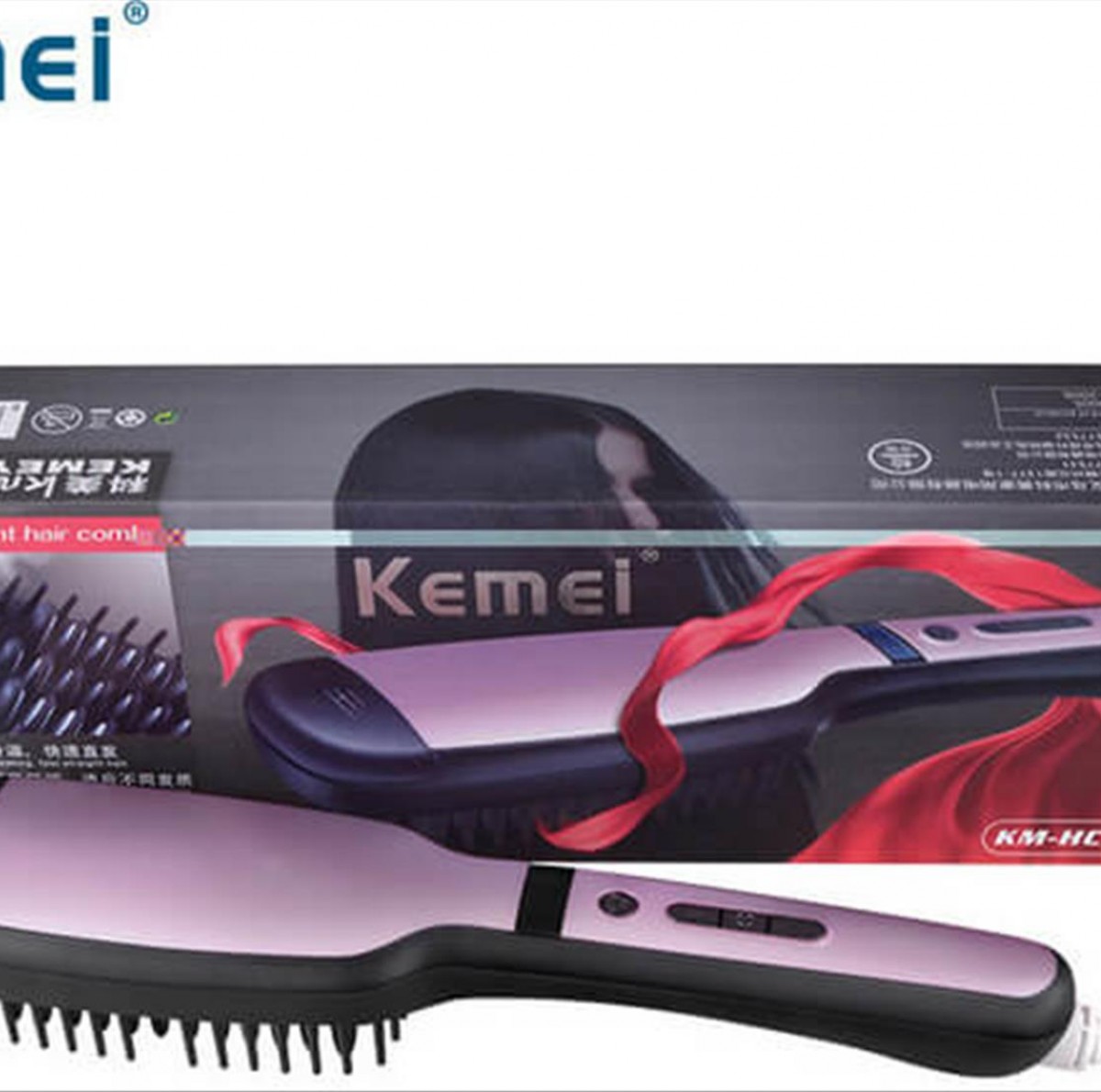 Heated Hair Brush with Steam KEMEI KM-HC111