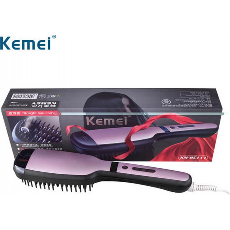 Heated Hair Brush with Steam KEMEI KM-HC111