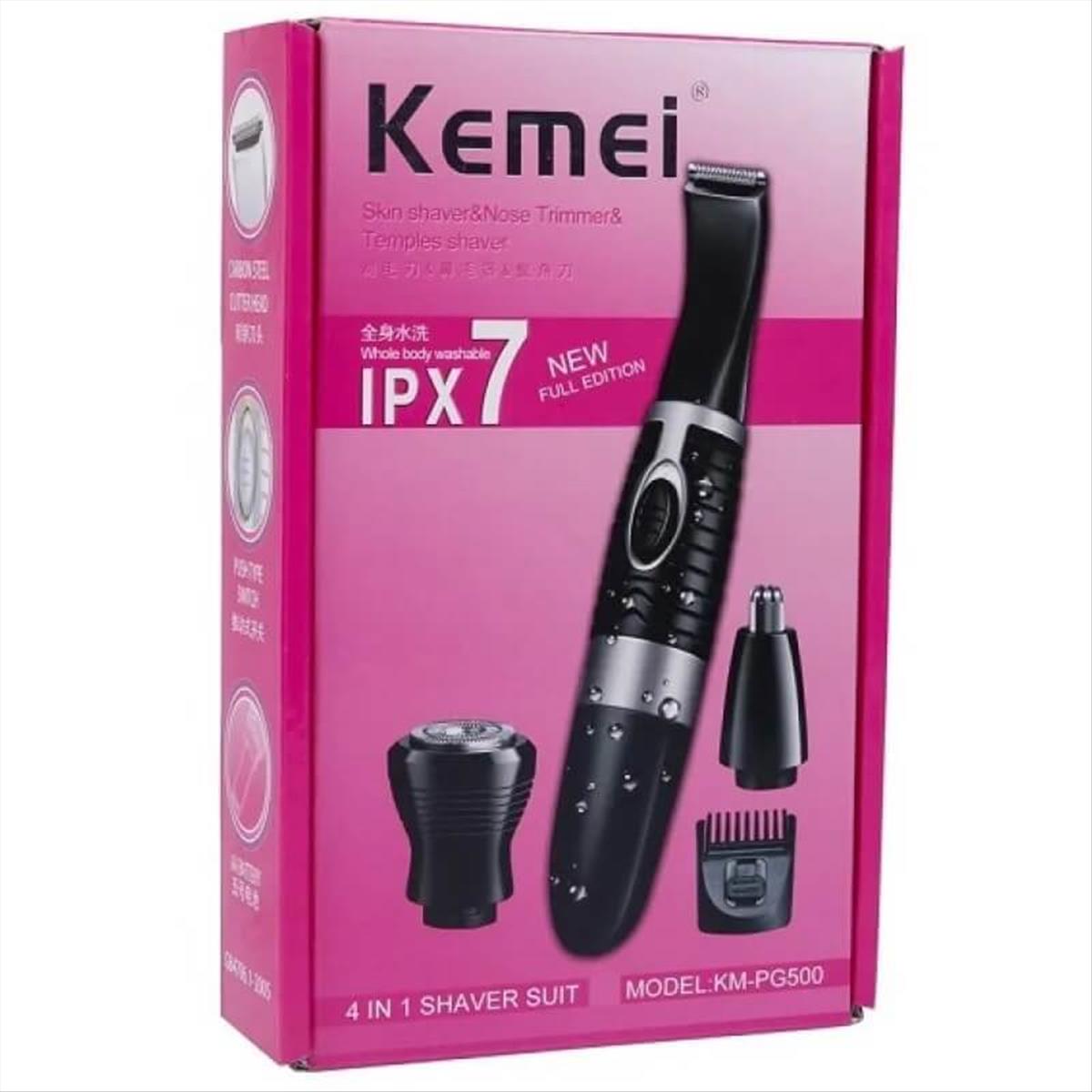 4 in 1 Kemei KM-PG500 Black