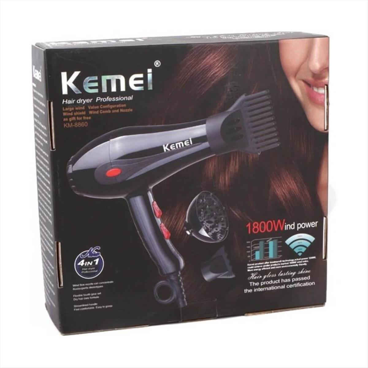 Hair dryer Kemei KM-8860 1800W