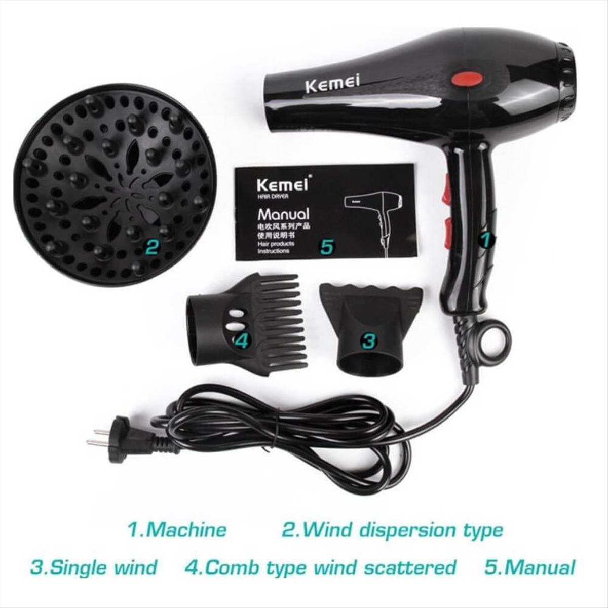 Hair dryer Kemei KM-8860 1800W