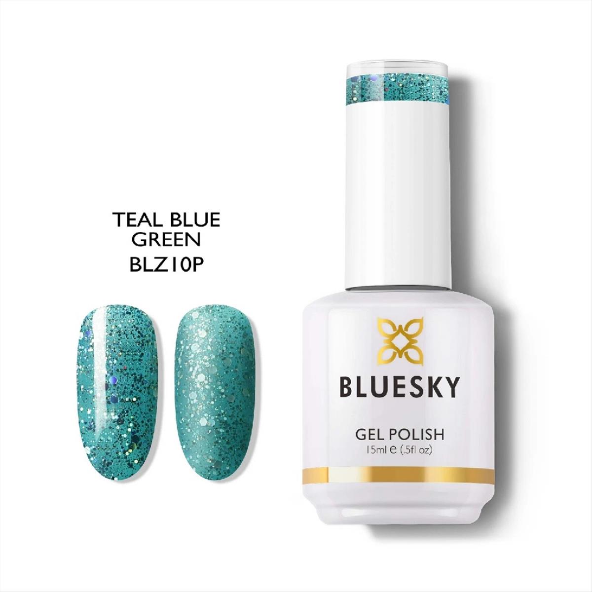 Bluesky Uv Gel Polish Teal Blue Green BLZ10P 15ml