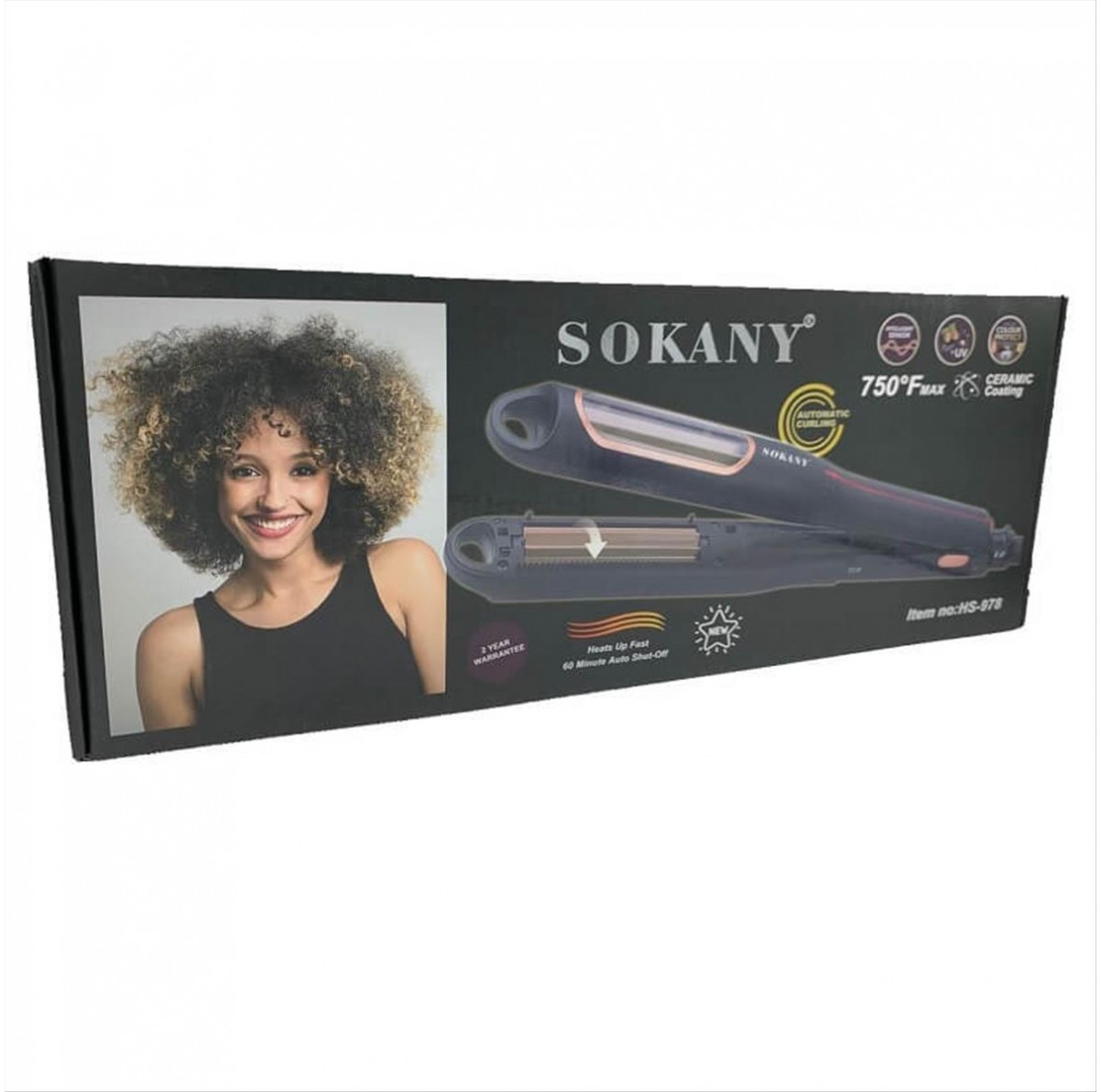 Πρέσα μαλλιών Sokany Auto Curling HS-978