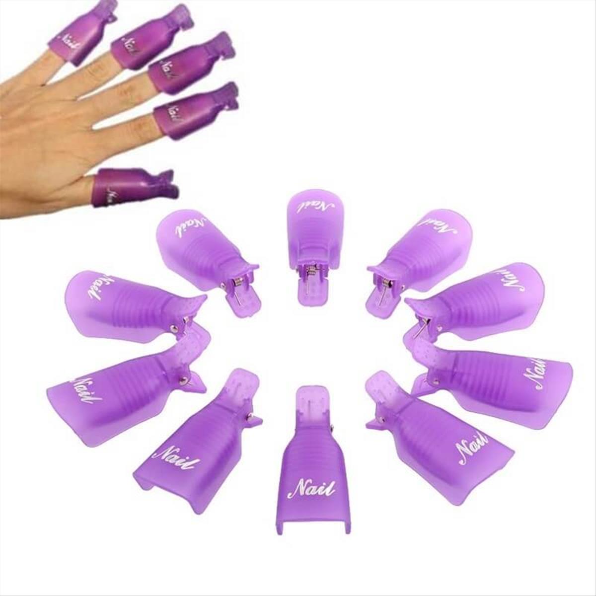 Artificial Nail Removal Cases 10pcs