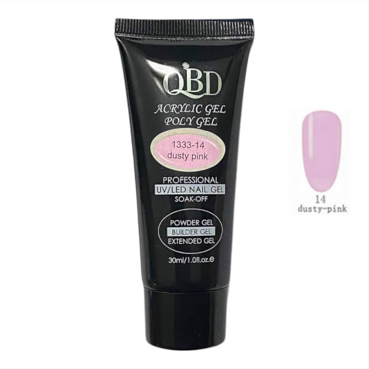 QBD Acrygel Uv/Led Dusty Pink 30ml QBD Acrygel Uv/Led Dusty Pink 30ml