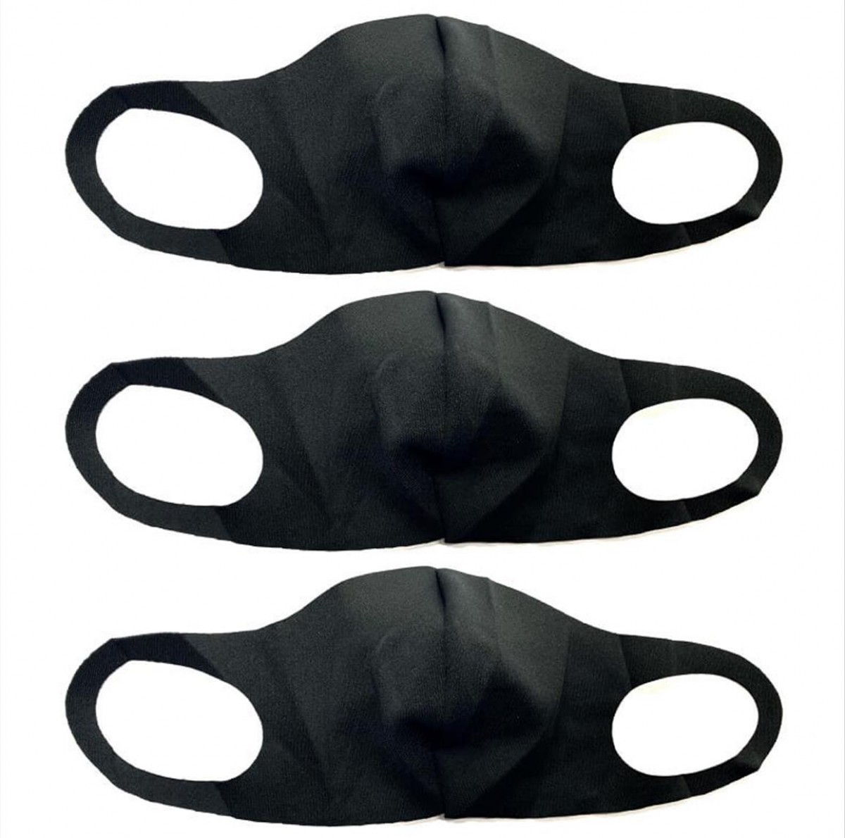 Protection Mask Set of 3 pieces Black  Pitte G