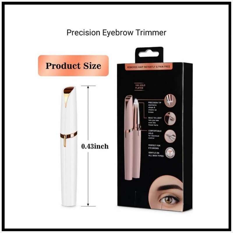 Flawlbss Eyebrows Trimmer 18K Gold Plated