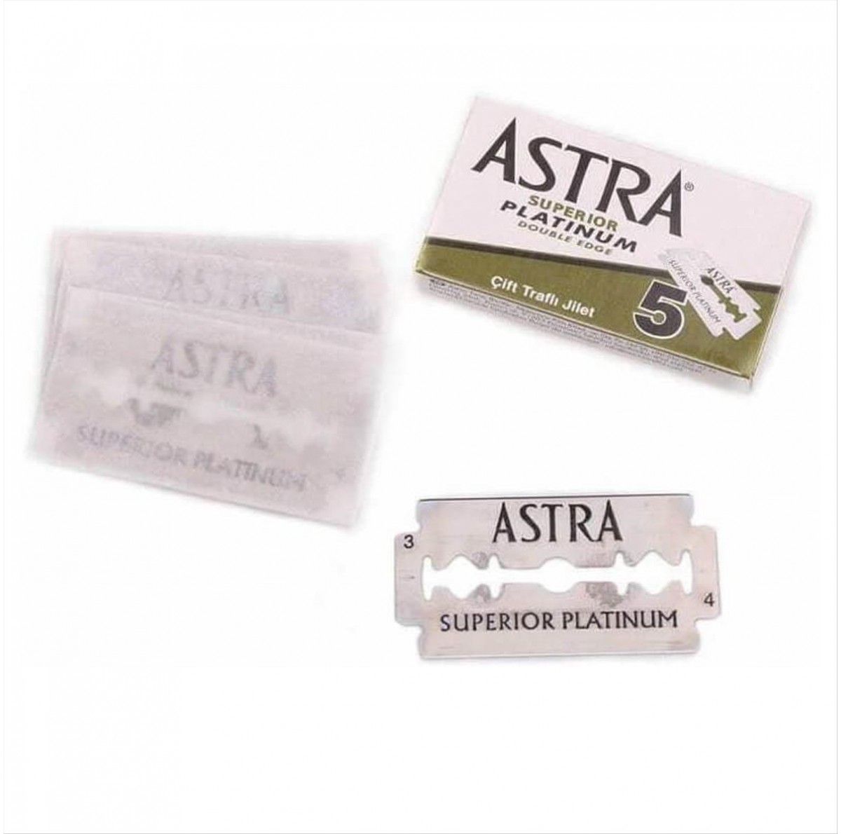 Λεπίδες Ξυραφιού Astra Superior Platinum Double Edge 5pcs