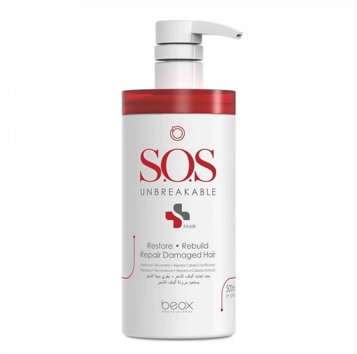 Μάσκα Μαλλιών Θεραπεία S.O.S Unbreakable Restore Beox 500ml