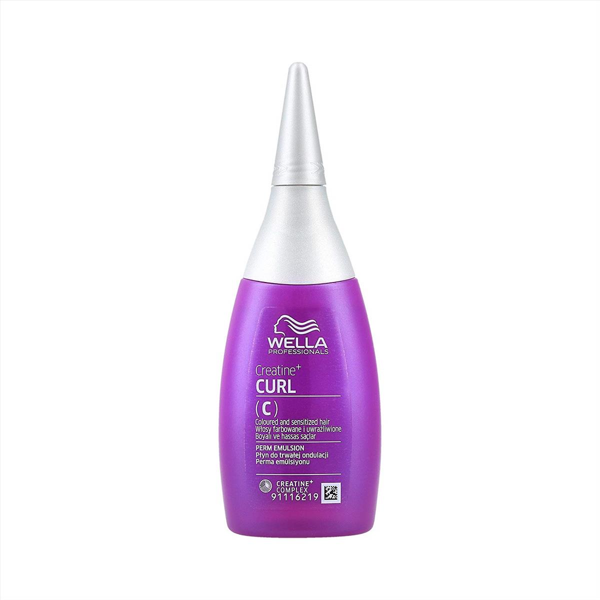 Wella Creatine Curl C Λοσιόν Περμανάντ Βαμμένα Μαλλιά 75ml