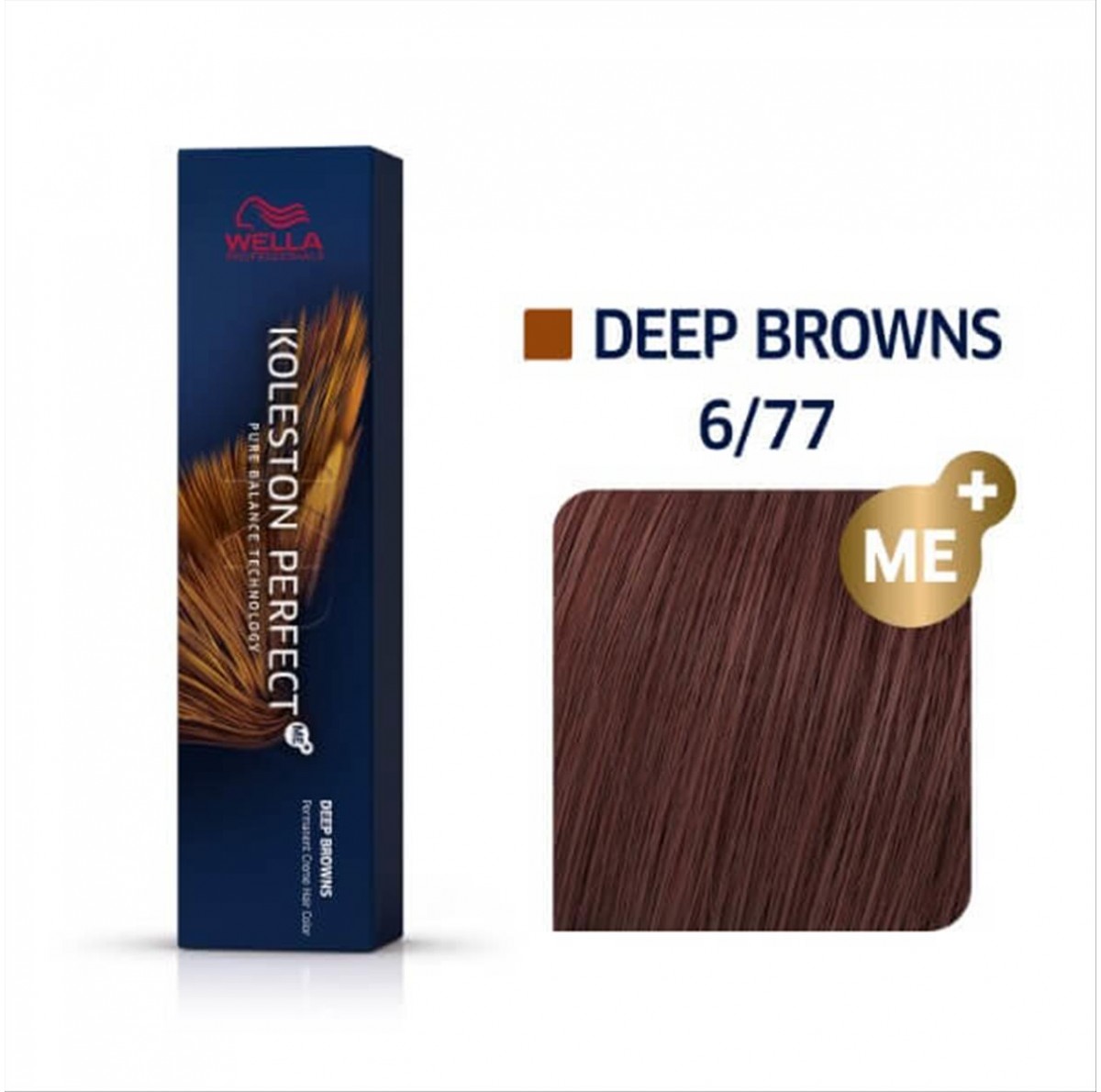 Βαφή Wella Koleston Perfect 6/77 Ξανθό Σκούρο Έντονο Καφέ 60ml