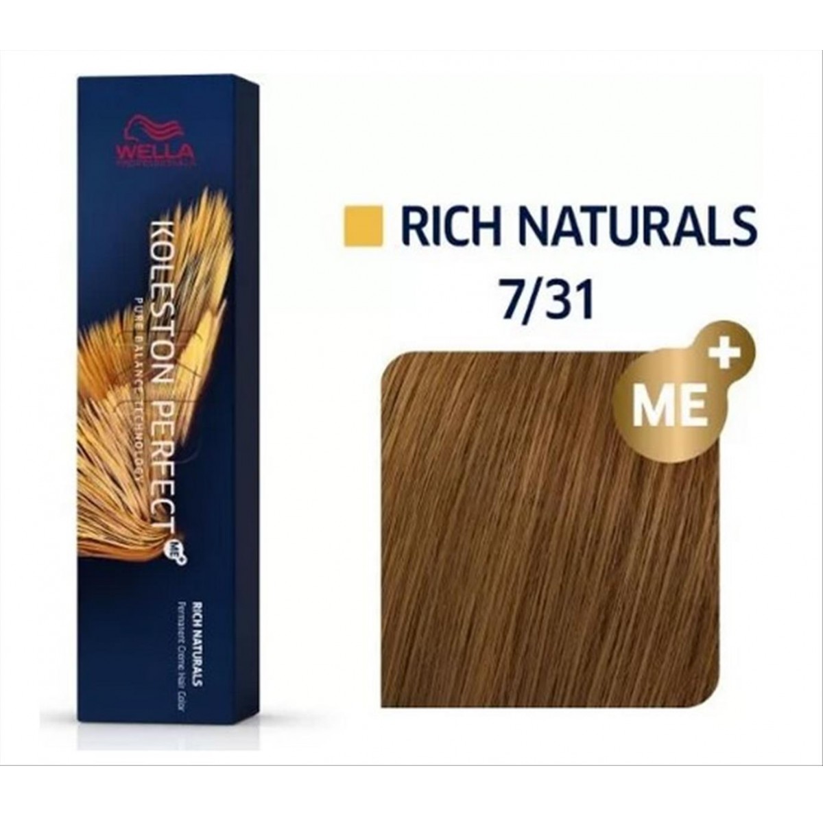 Βαφή Wella Koleston Perfect 7/31 Ξανθό Χρυσό Σαντρέ 60 ml