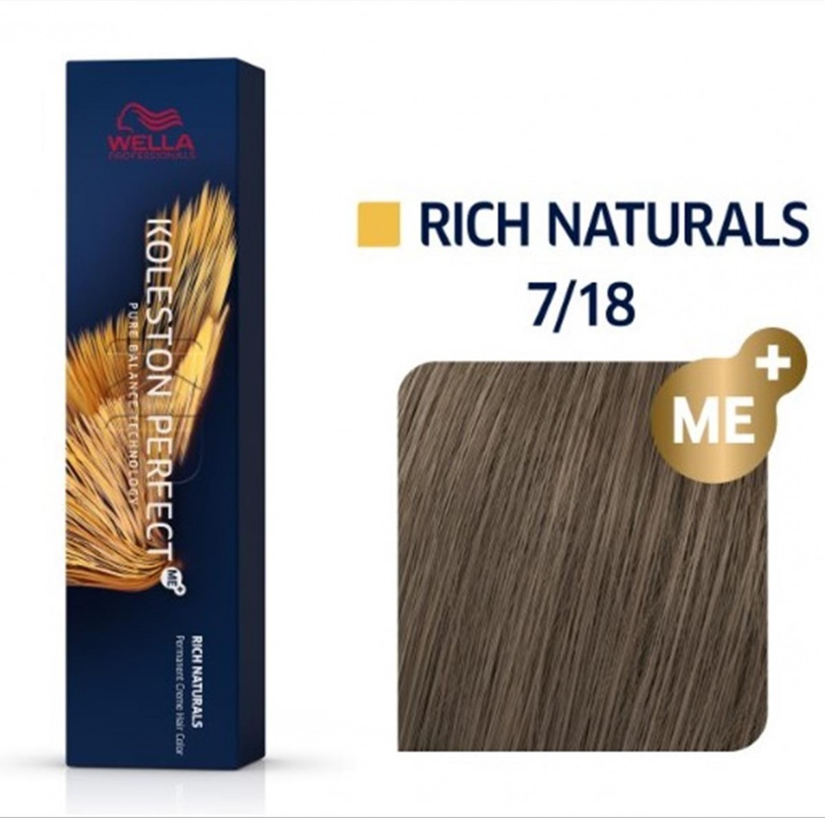 Βαφή Wella Koleston Perfect 7/18 Ξανθό Σαντρέ Περλέ 60 ml