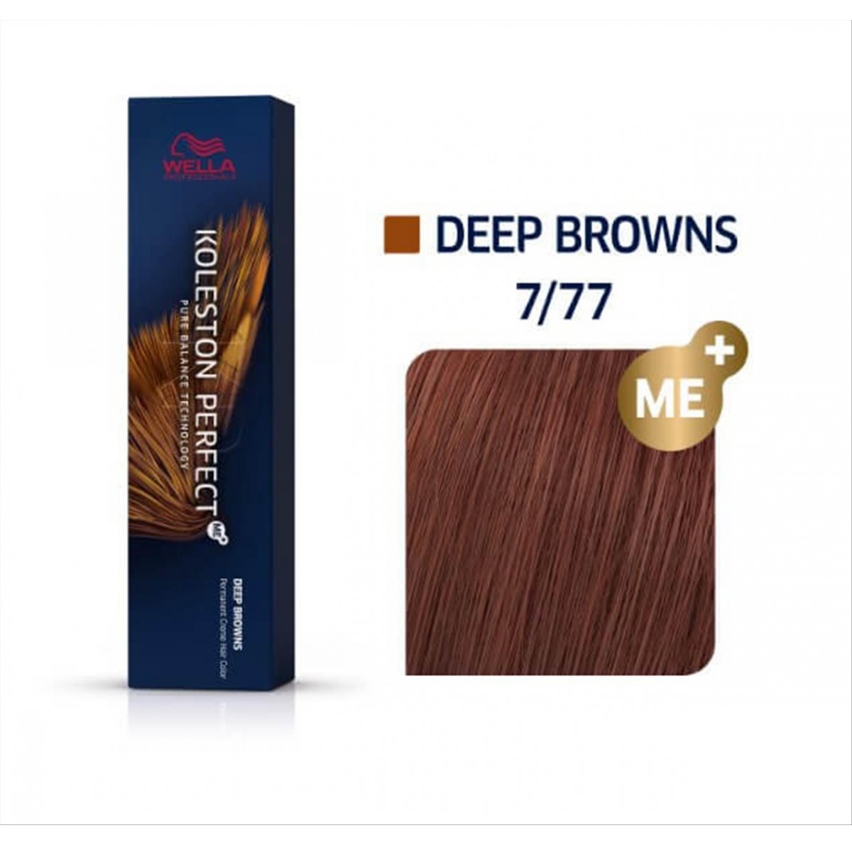Βαφή Wella Koleston Perfect 7/77 Ξανθό Καφέ Έντονο 60ml