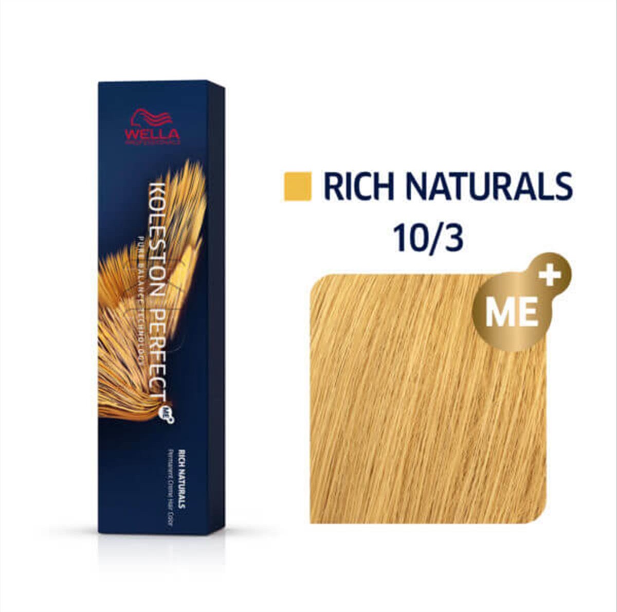 Βαφή μαλλιών koleston perfect 10/3 κατάξανθο χρυσό 60ml Wella