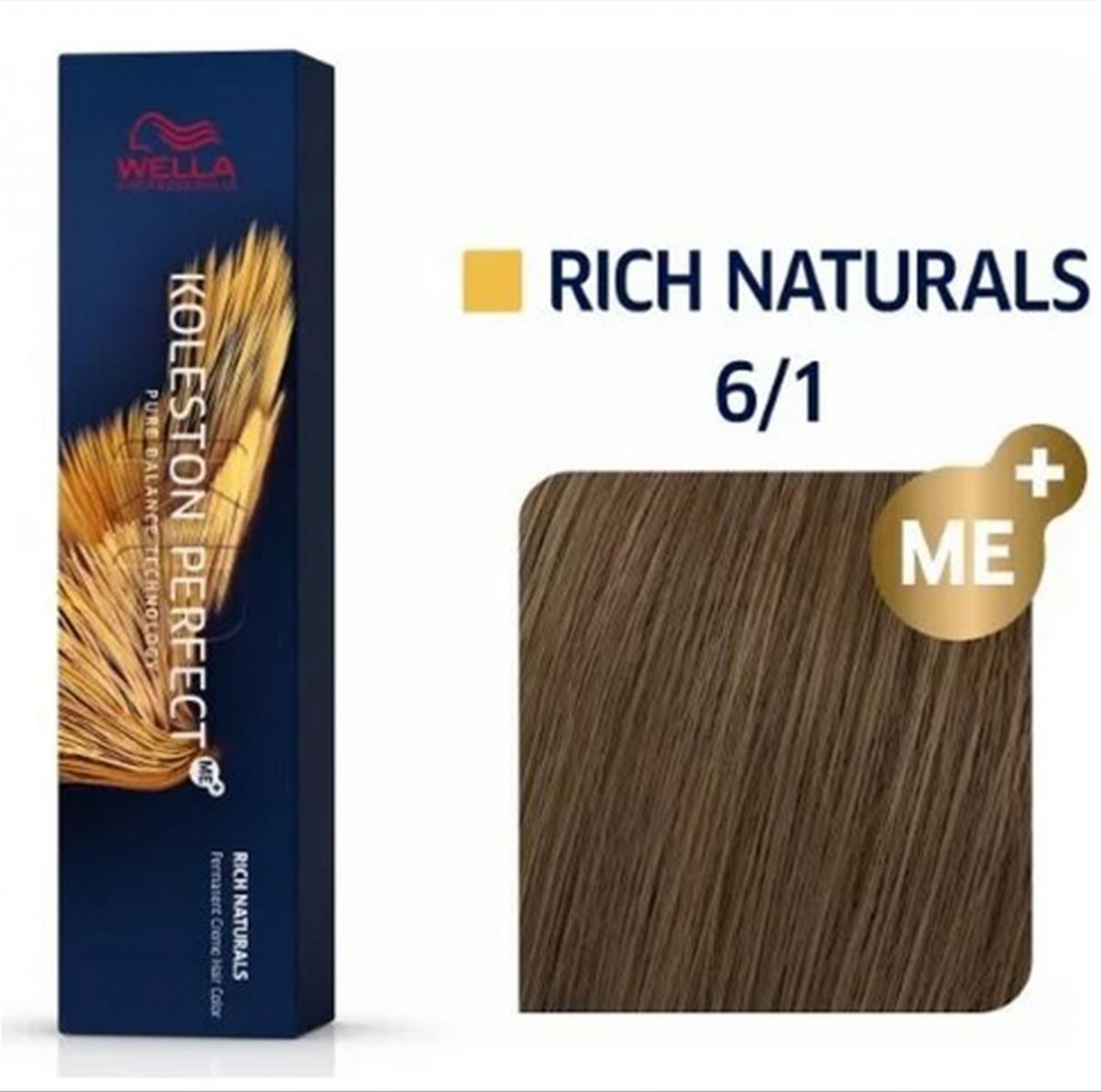 Βαφή μαλλιών koleston perfect 6/1 ξανθό σκούρο σαντρέ 60ml Wella